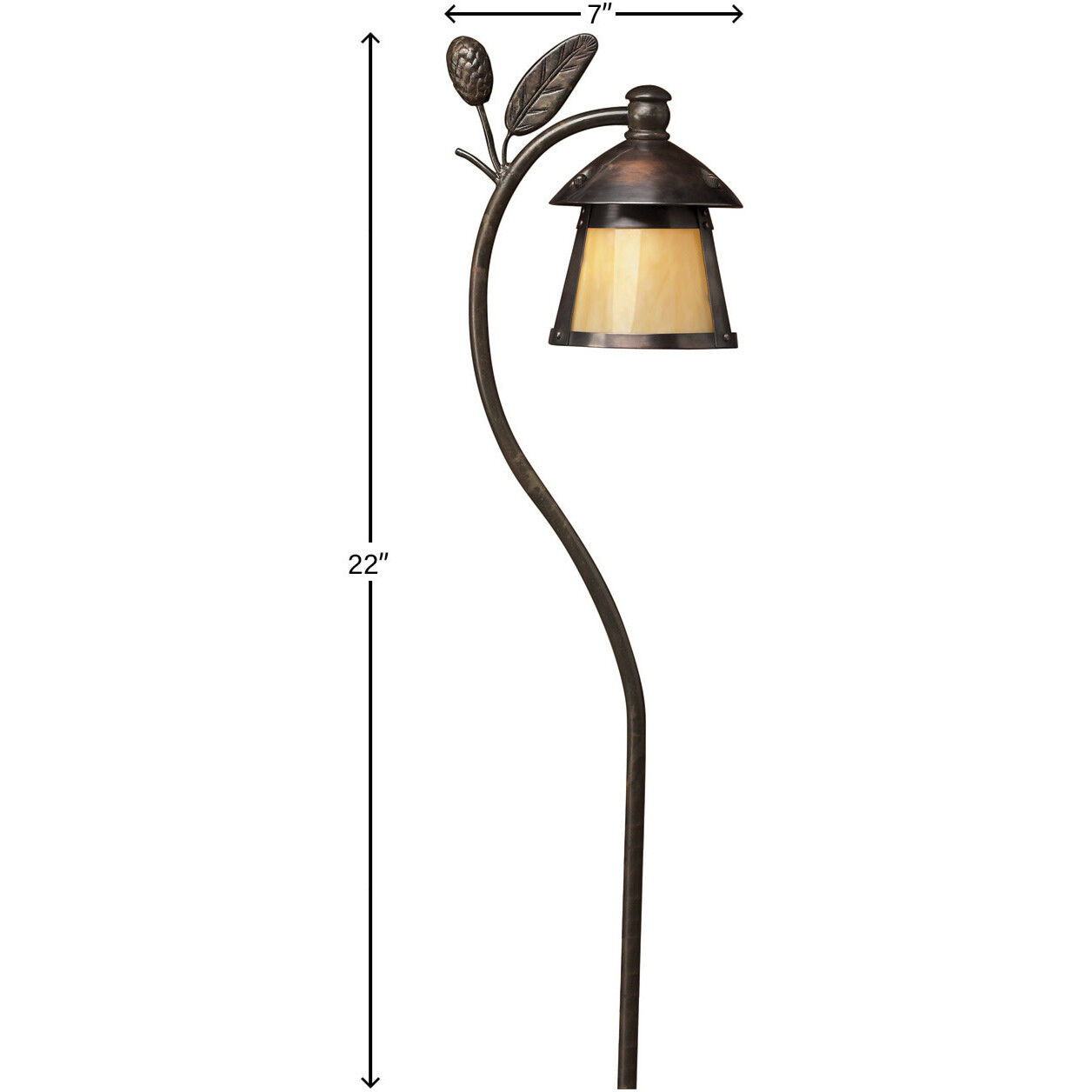 Aspen 12v 2.50 watt Sienna Bronze Landscape Path Light