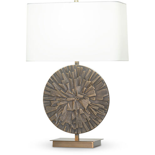 FlowDecor Rory 25.5 inch 150.00 watt Antique Brass Table Lamp Portable Light 4441 - Open Box