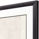 Stitched Spheres Gray and Black and Beige and Neutral Framed Art