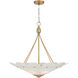 Althira 6 Light 32.75 inch Legacy Brass Pendant Ceiling Light
