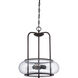Trilogy 3 Light 16 inch Old Bronze Pendant Ceiling Light