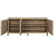 Quadrant 76 X 23 inch Washed Walnut Sideboard, 3 Door