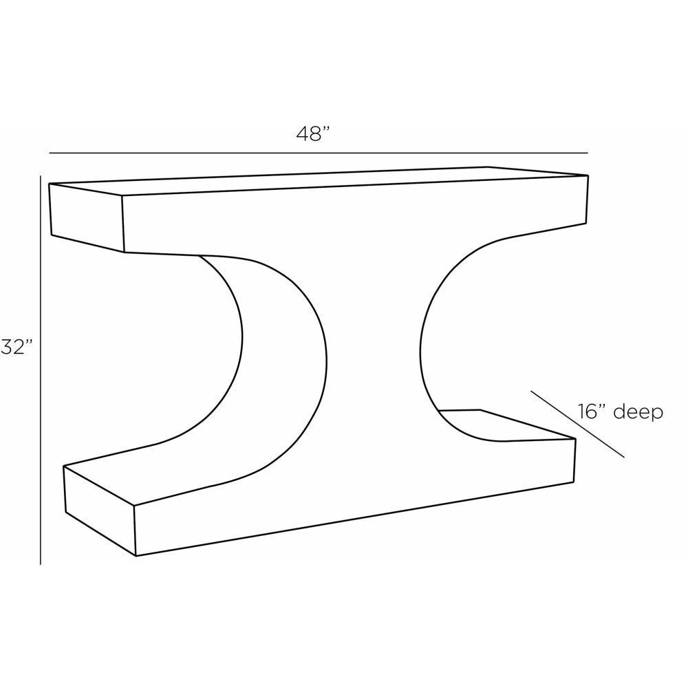 Augustine Verde Faux Marble Console Table
