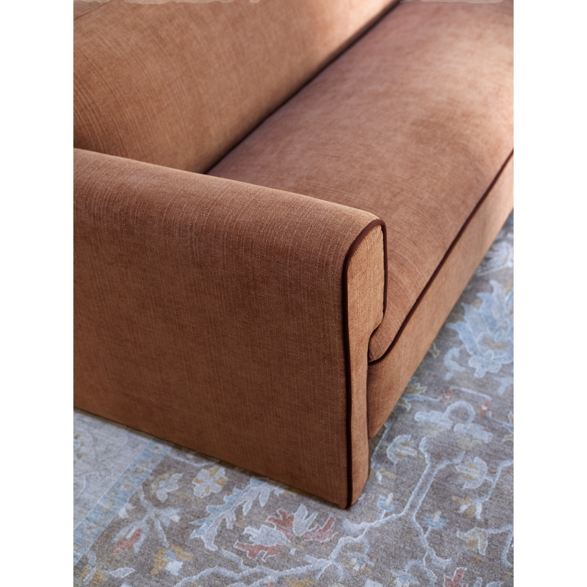 Leo Brown Sofa