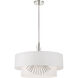 Gramercy 3 Light 21.88 inch Polished Nickel Pendant Ceiling Light