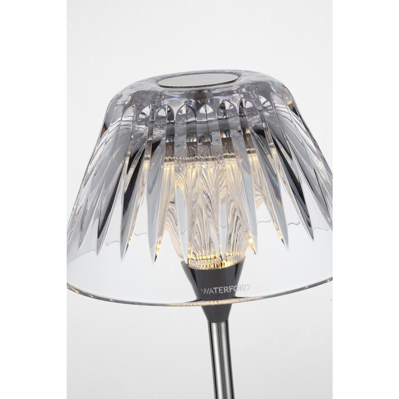 Waterford Blaze 11.5 inch 1.00 watt Polished Nickel Rechargeable Table Lamp Portable Light