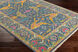 Antique 36 X 24 inch Navy/Mustard/Olive/Bright Pink/Dark Brown/Aqua Rugs, Rectangle