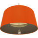 Williamsburg Custis 3 Light 15 inch Modern Brass Pendant Ceiling Light in William Of Orange With Revolutionary Storm