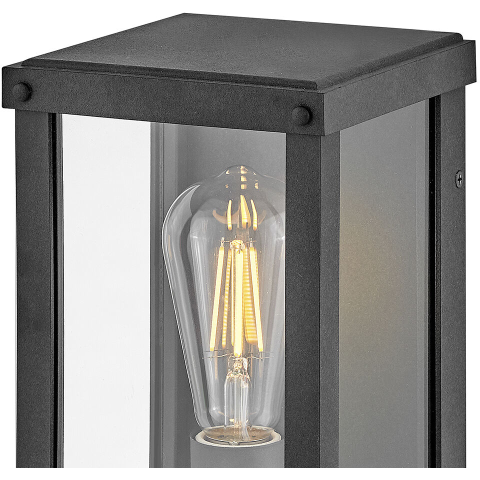 Beckham Outdoor Wall Mount Lantern in Aged Zinc