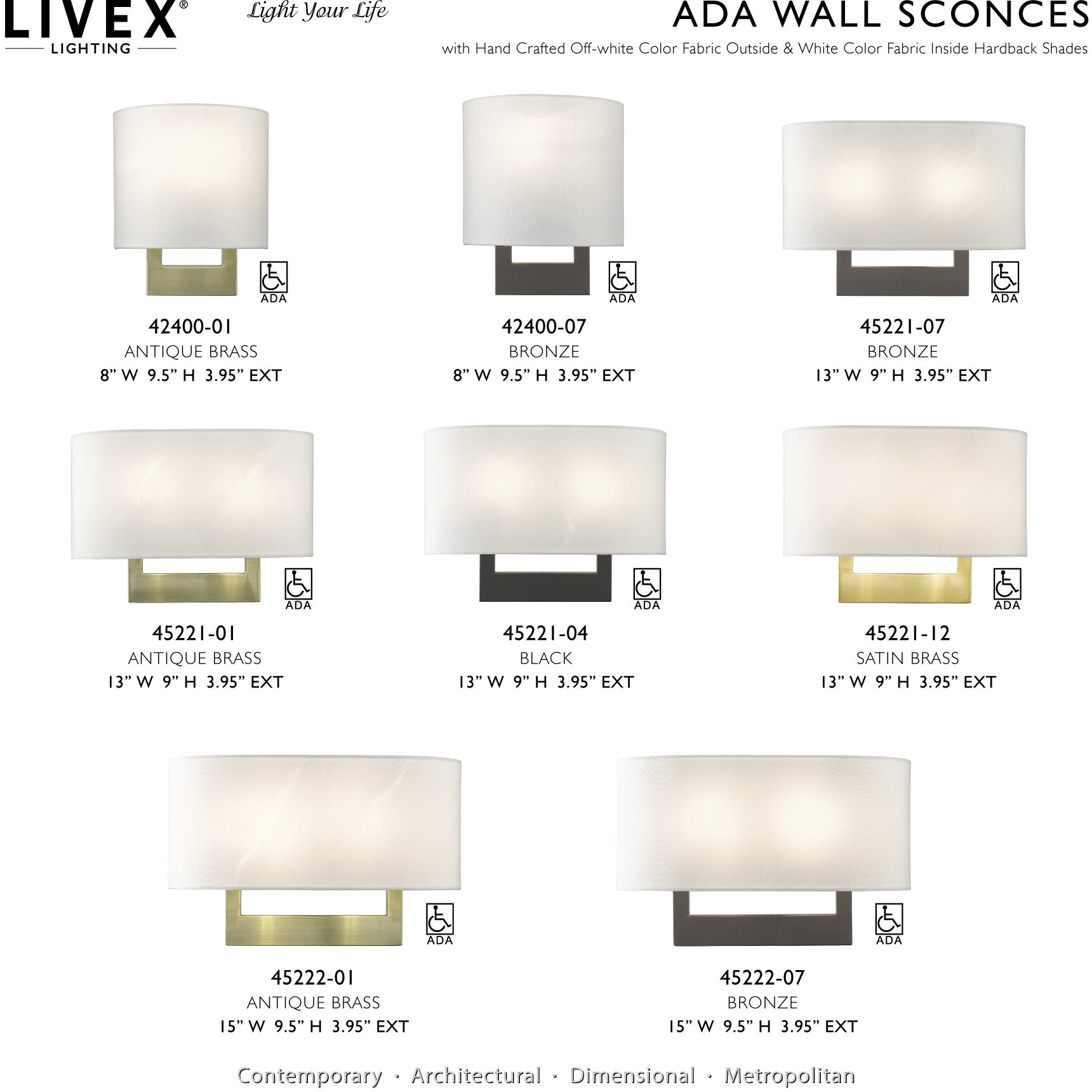 Allison Wall Sconce Wall Light in Black, Medium