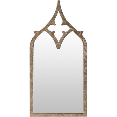 Signature 46 X 23 inch Weathered Pewter Wall Mirror