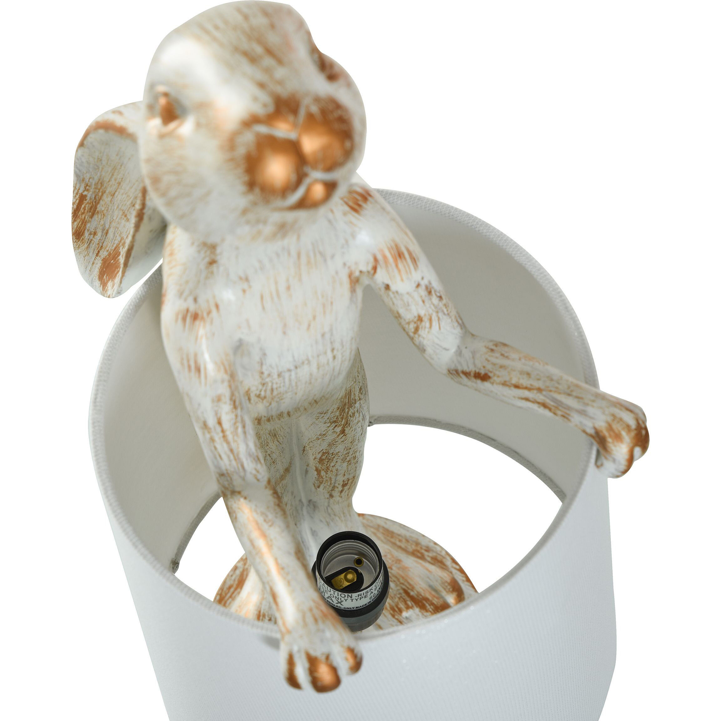 Malta 23 inch 60.00 watt White Table Lamp Portable Light