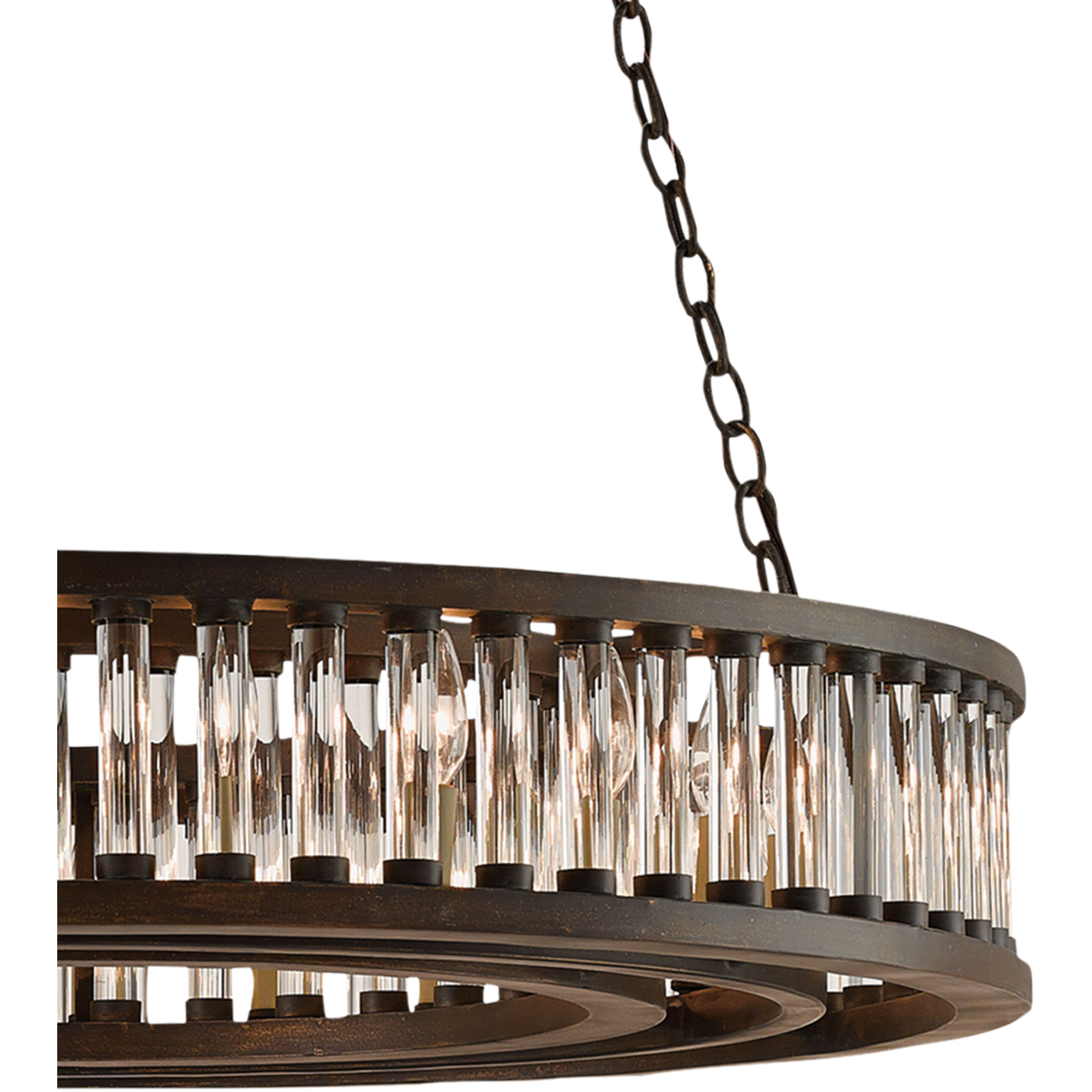 Elixir 24 Light 40 inch Bronze Verdigris Chandelier Ceiling Light