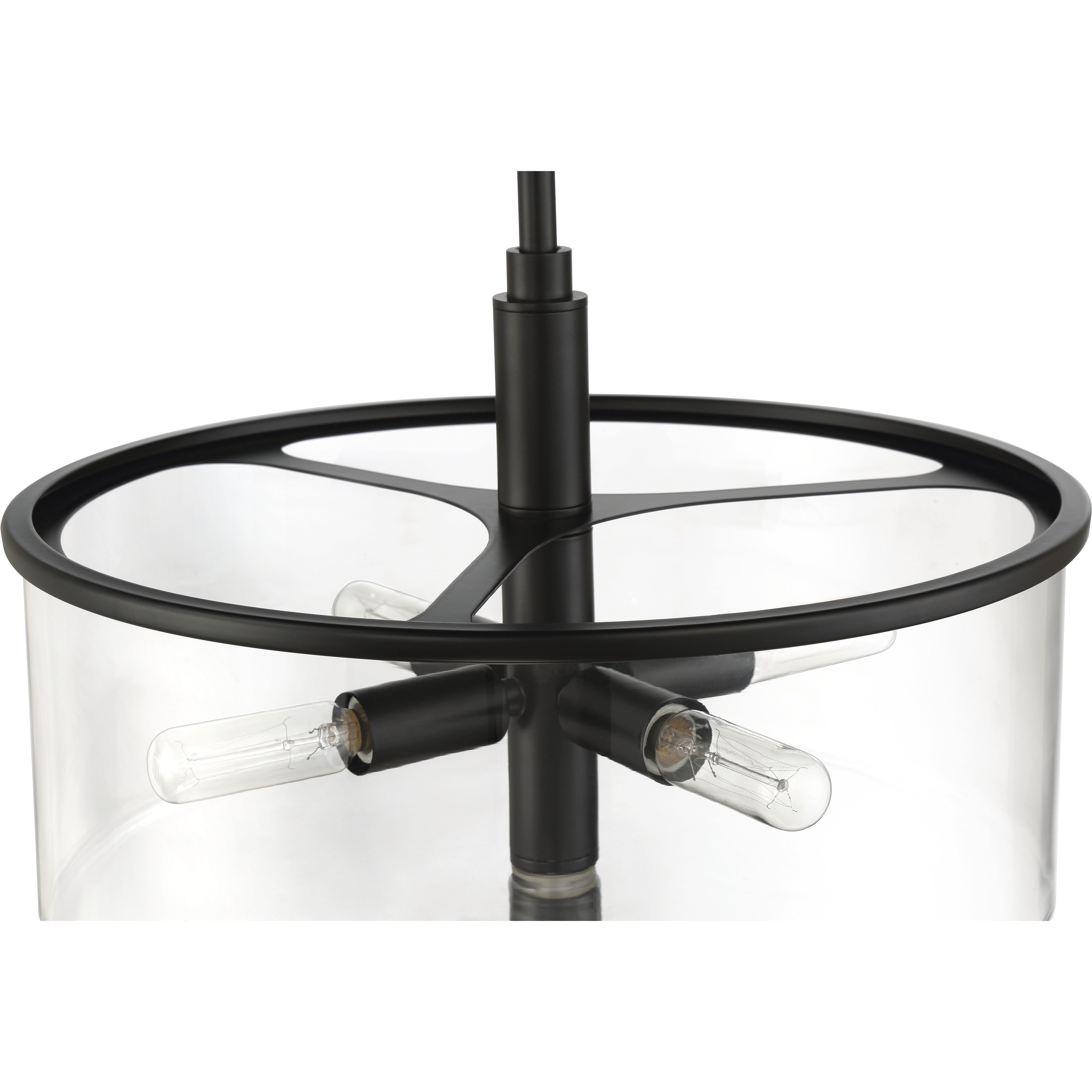 Hailie 4 Light 14 inch Flat Black Pendant Ceiling Light