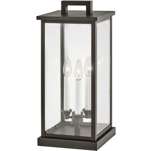 Estate Series Weymouth LED 20 inch Oil Rubbed Bronze Outdoor Pier Mount Lantern