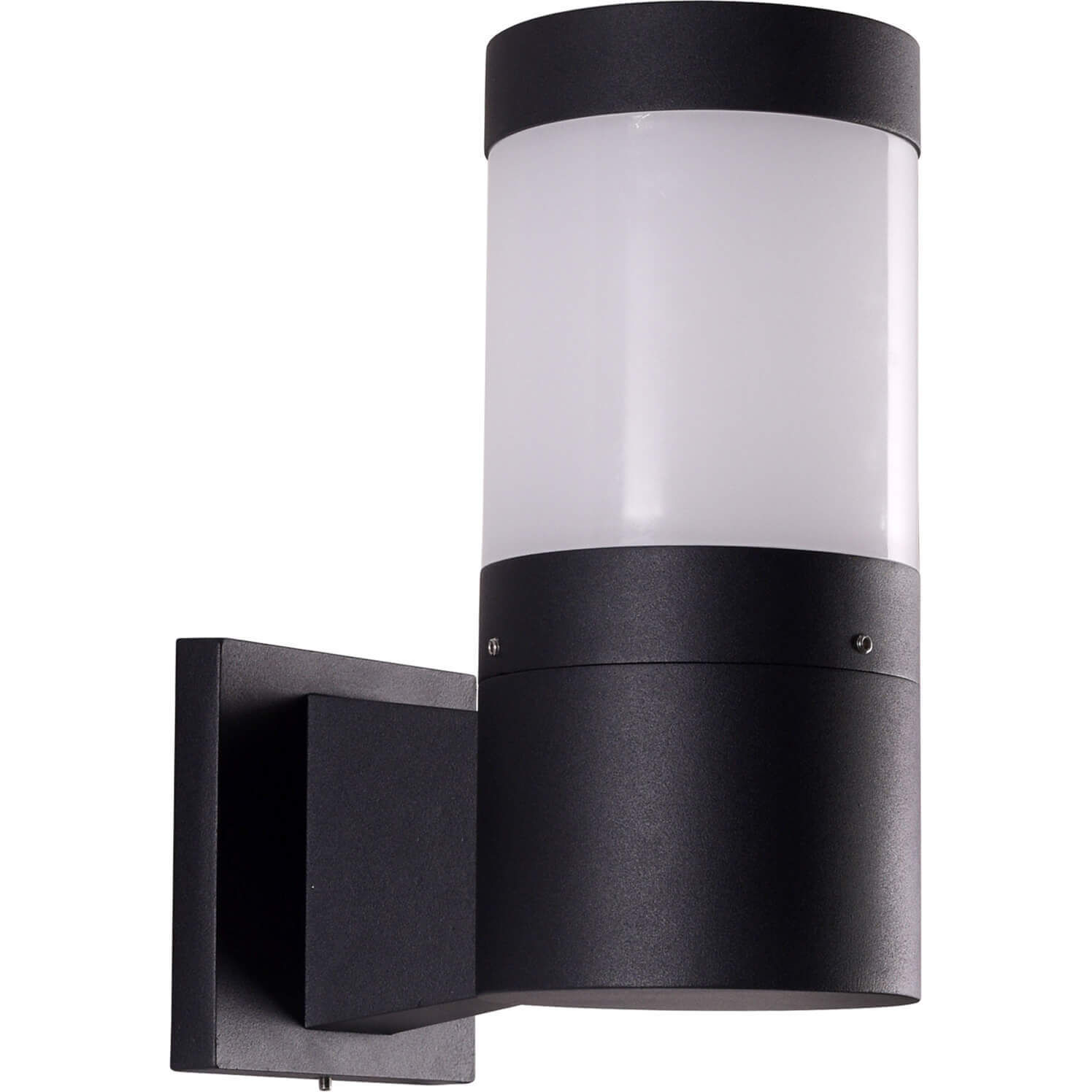 Modern 10.5 inch Matte Black Outdoor Wall Sconce