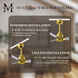 Atlas Alessandra 56 inch Brushed Brass with Brushed Nickel Blades Transitional Ceiling Fan