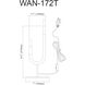 Wand 16.5 inch 60.00 watt Matte Black Table Lamp Portable Light