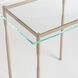 Senza 25.1 X 22 inch Soft Gold Side Table
