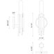 Torres 1 Light 2.25 inch Polished Nickel Bath Vanity Light Wall Light