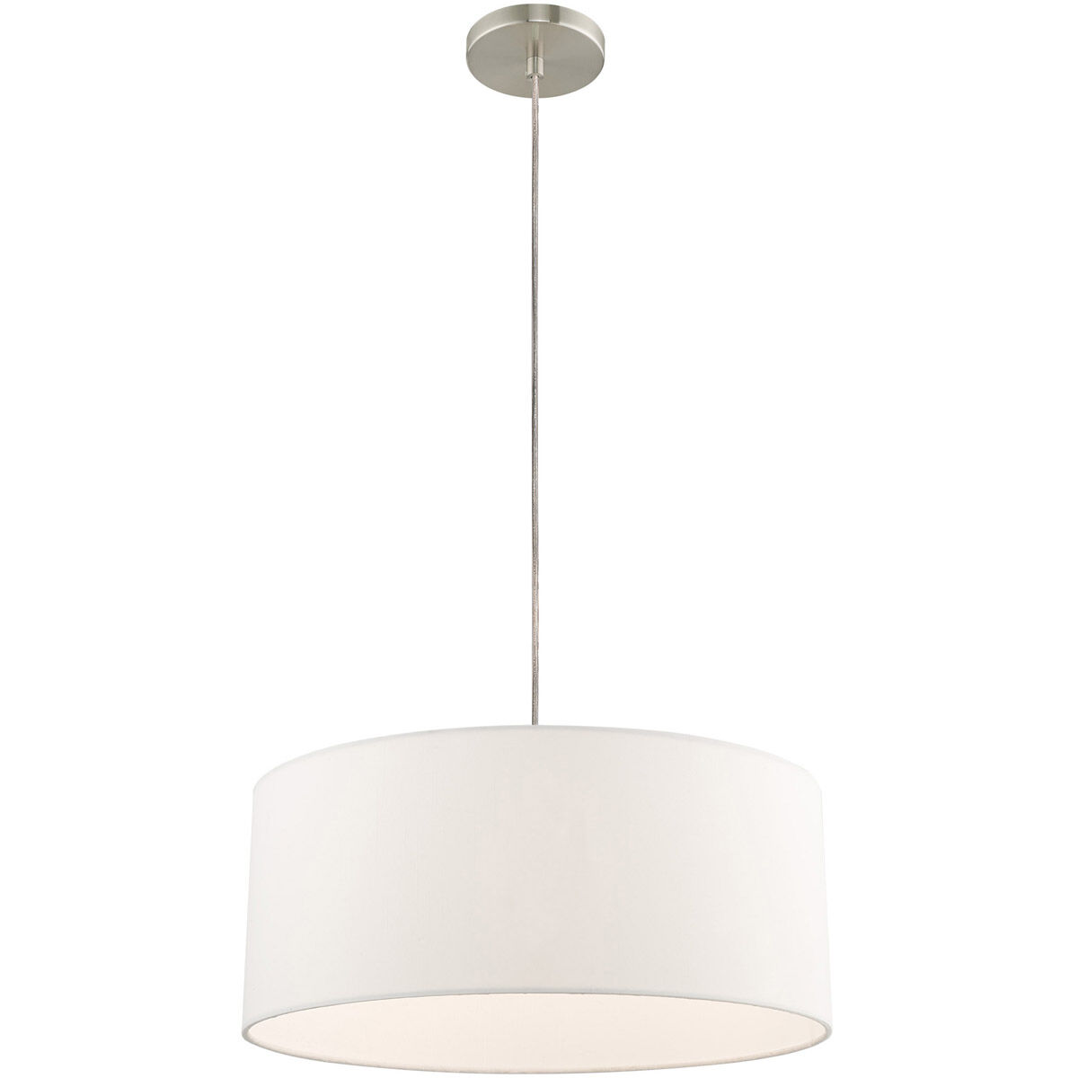 Clark 1 Light 18 inch Brushed Nickel Pendant Chandelier Ceiling Light