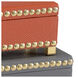 Wildwood 18 inch Coral/Slate/Brass Treasure Boxes, Set of 2