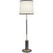 Ellie 63 inch 150.00 watt Matte Black and Polished Gold Floor Lamp Portable Light