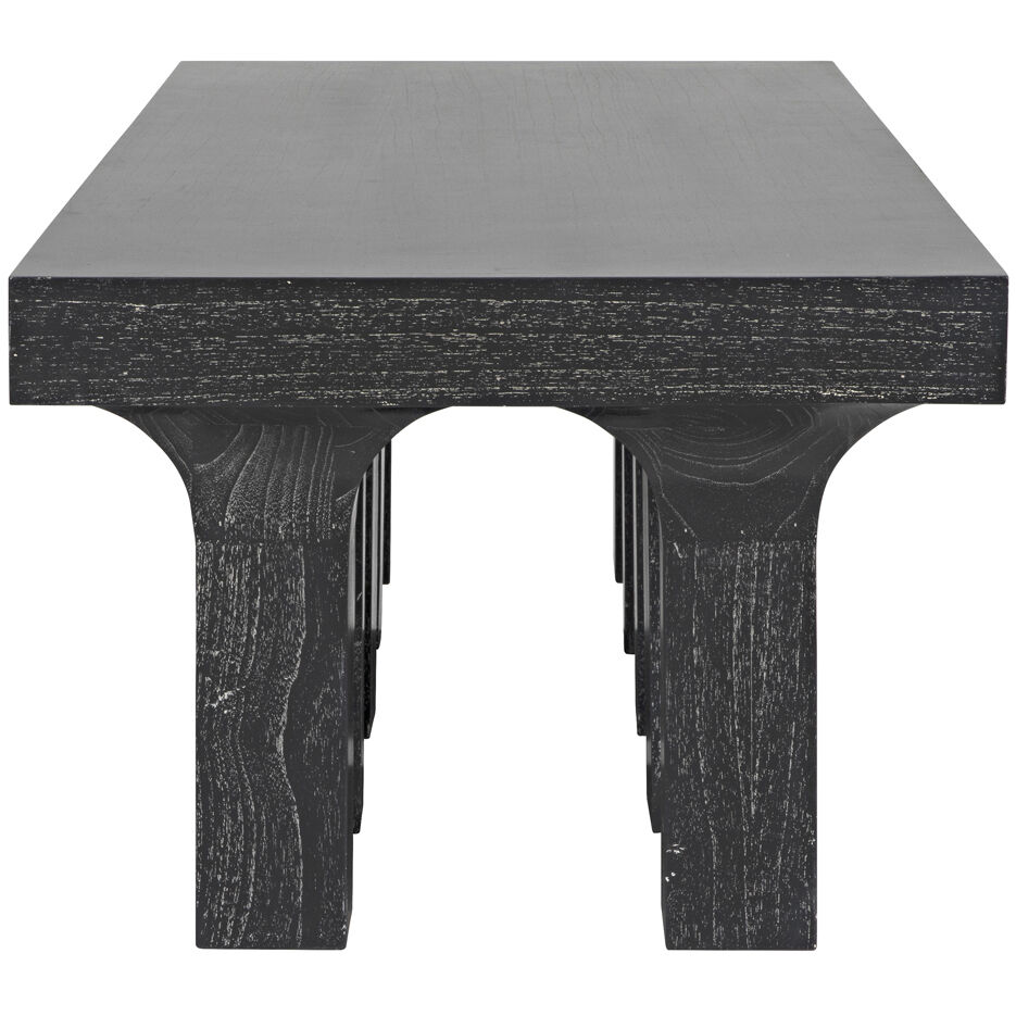 Santos 60 X 24 inch Cinder Black Coffee Table
