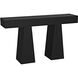 Wendell 52 X 12 inch Matte Black Console