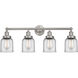 Bell 4 Light 33.5 inch Brushed Satin Nickel Bath Vanity Light Wall Light