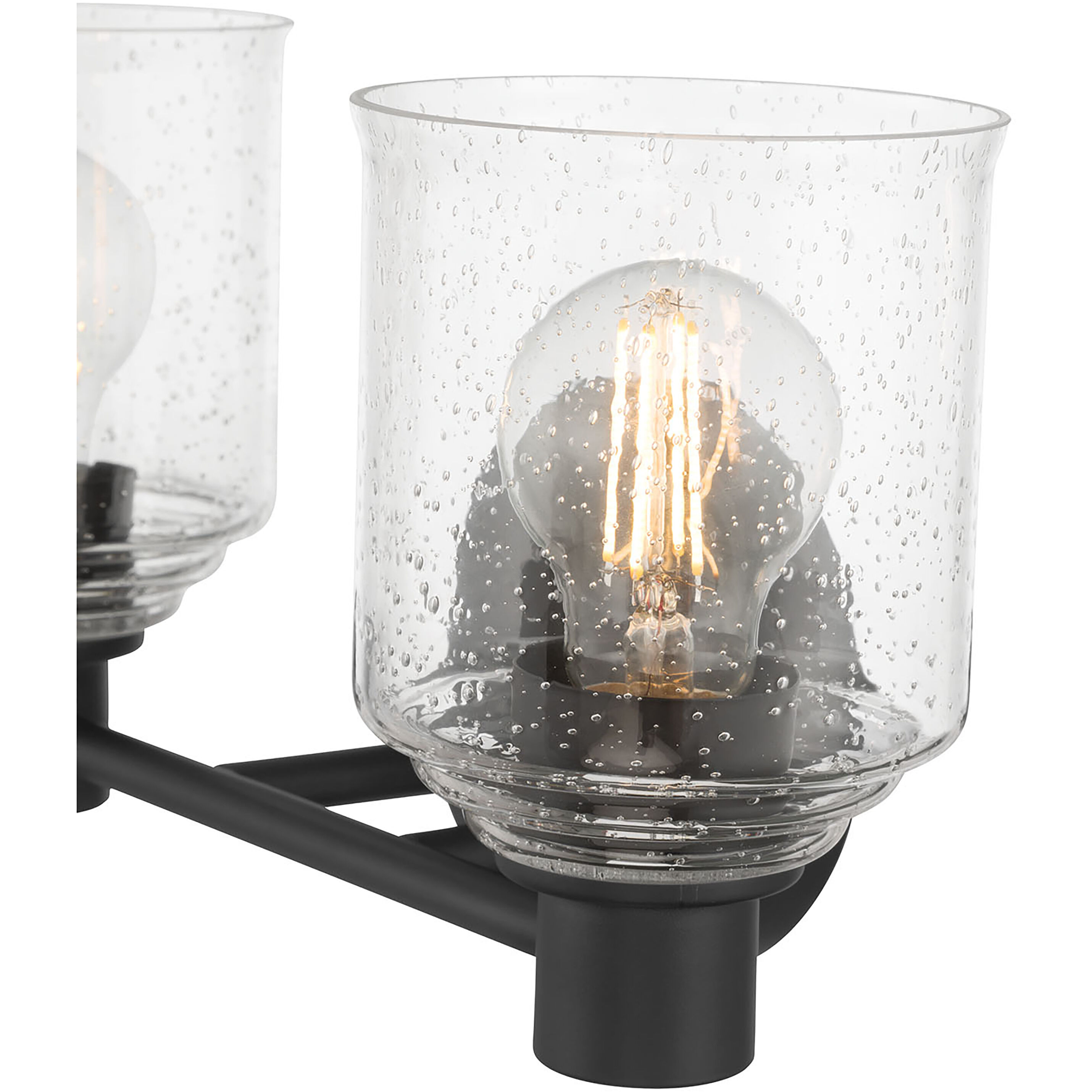 Vessair 2 Light 14 inch Matte Black Bathroom Vanity Light Wall Light