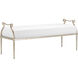Genevieve Grecian Silver Bench