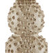 Barnacle 26.5 inch 150 watt Ivory and Brown Table Lamp Portable Light