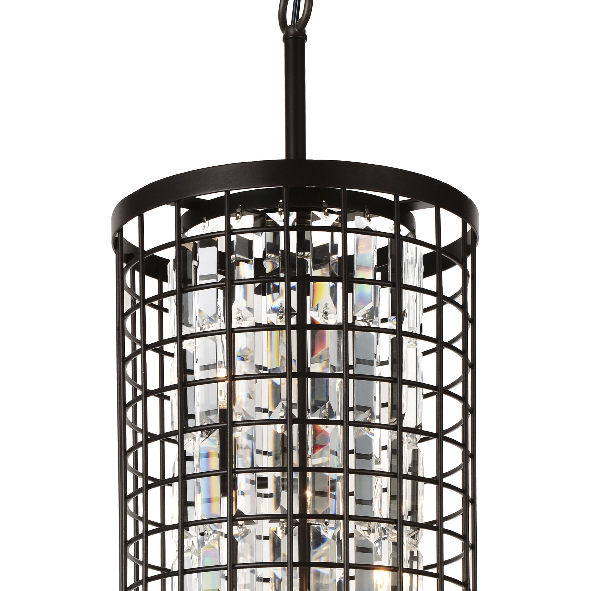 Meghna 4 Light 11 inch Brown Up Chandelier Ceiling Light