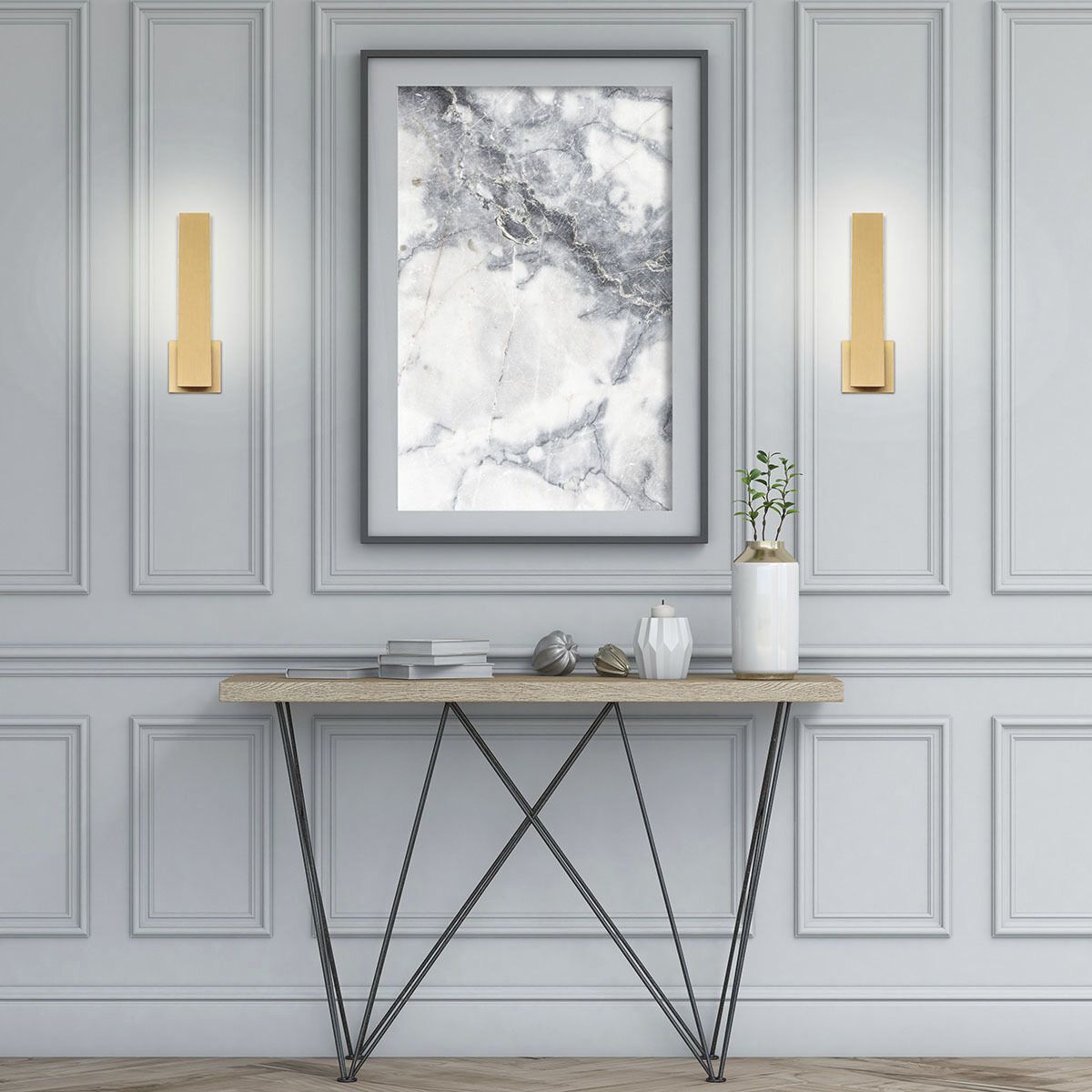 Annette Wall Sconce Wall Light in Gold