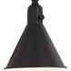 Morgan 17 inch 60.00 watt Matte Black Task Sconce Wall Light