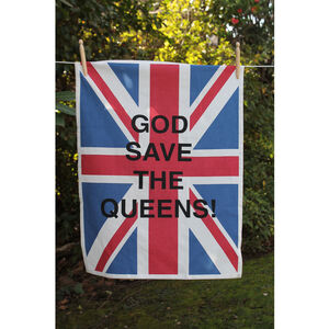 God Save the Queens Brown Towels