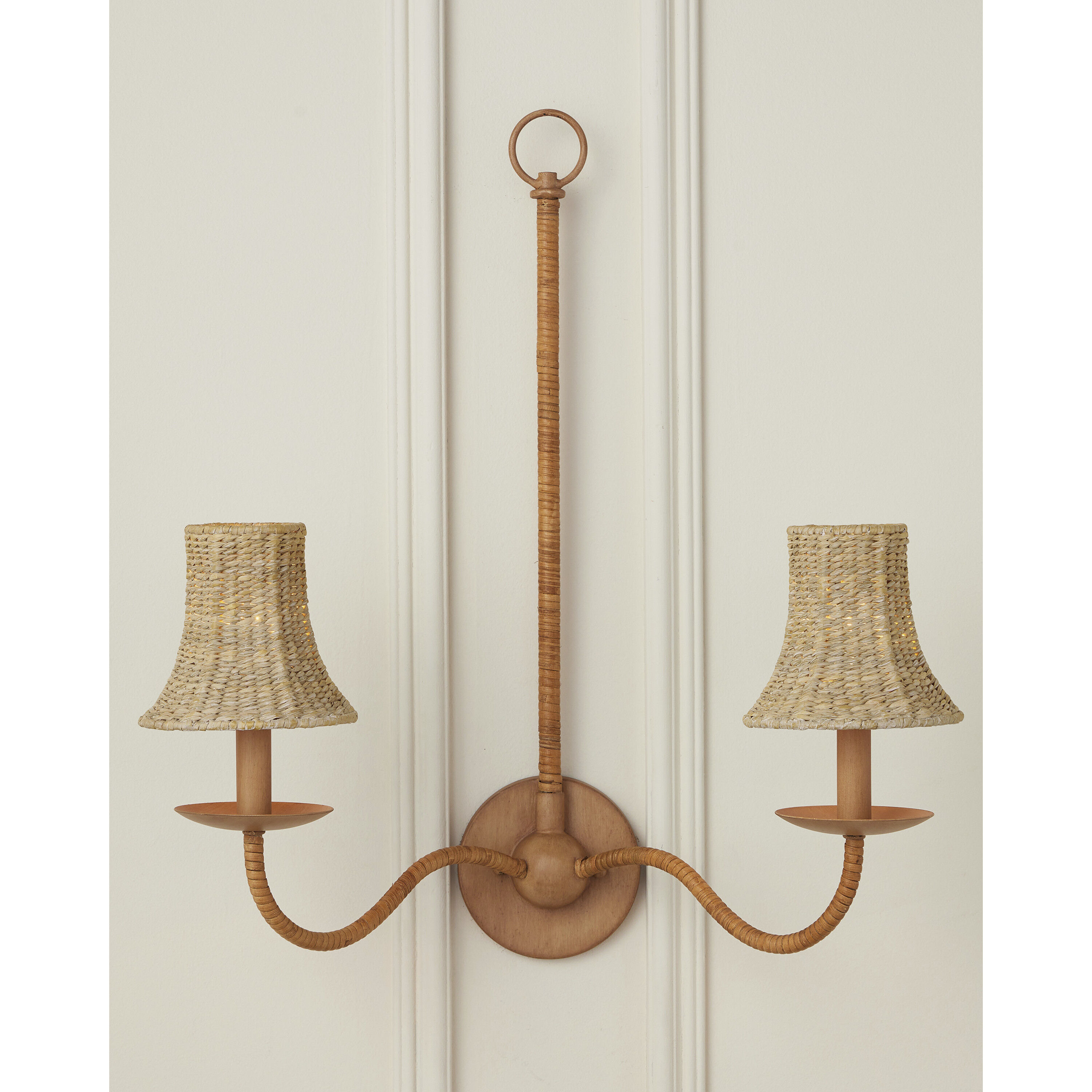 Bell Natural 5.5 inch Chandelier Shade, Suzanne Duin Collection