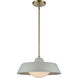 Gilman 1 Light 16 inch Satin Brass Pendant Ceiling Light