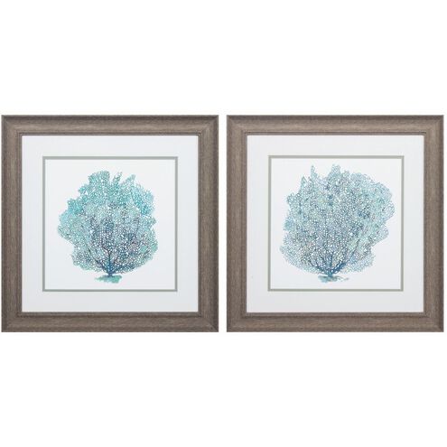 Waterside Collection Teal Framed Art