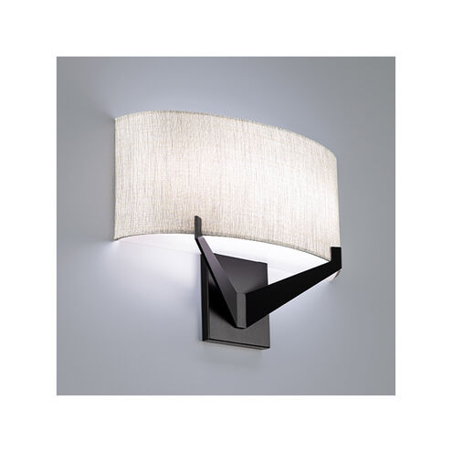 Fitzgerald LED 4 inch Black ADA Wall Sconce Wall Light in 3000K, dweLED