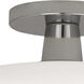 Rico Espinet Ovo 1 Light 15 inch Polished Nickel Flushmount Ceiling Light