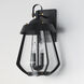 Mariner 2 Light 17.5 inch Black and Antique Brass Outdoor Wall Mount, Large