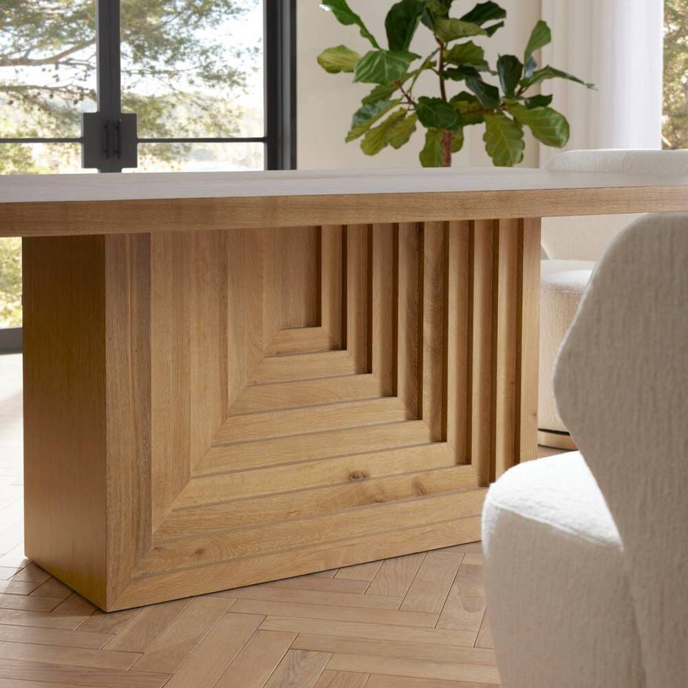 Crockett 80 X 46 inch Oyster Dining Table