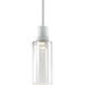 Zigrina 1 Light 5.88 inch Matte White Pendant Ceiling Light