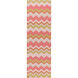 Frontier 66 X 42 inch Bright Pink, Wheat, Ivory, Camel, Lilac Rug