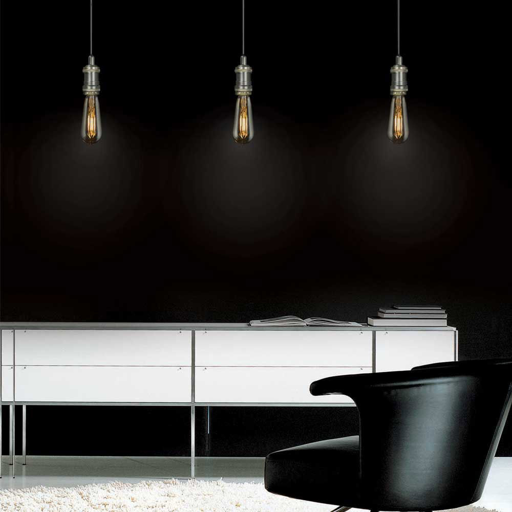 Envisage VI LED 2 inch Graphite with Antique Nickel Mini Pendant Ceiling Light