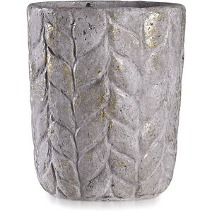 Dominici Grey With Touches Of Gold Plant Pot