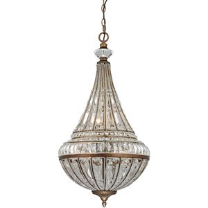 Empire 6 Light 16 inch Mocha Chandelier Ceiling Light