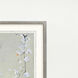 Bird Family Neutral and Green and Blue and White Framed Art